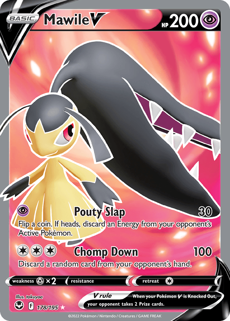 Mawile V Silver Tempest card