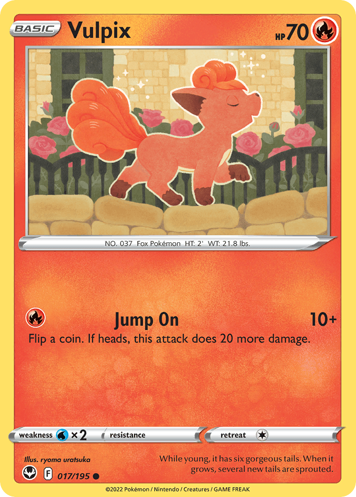Vulpix 宝可梦 card