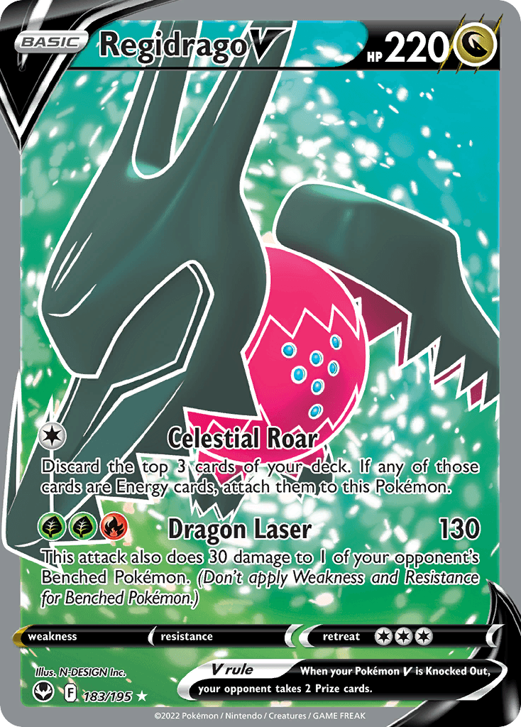Regidrago V Silver Tempest card