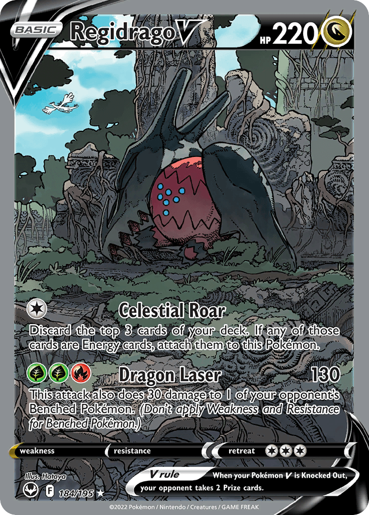 Regidrago V Silver Tempest card