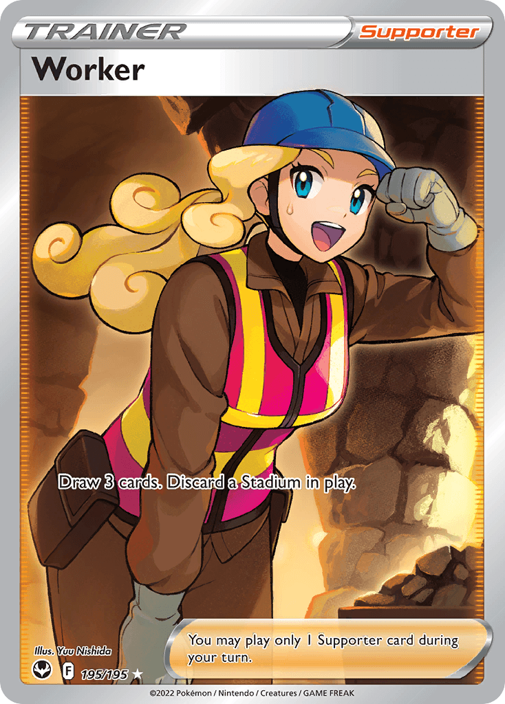 Worker Silver Tempest card