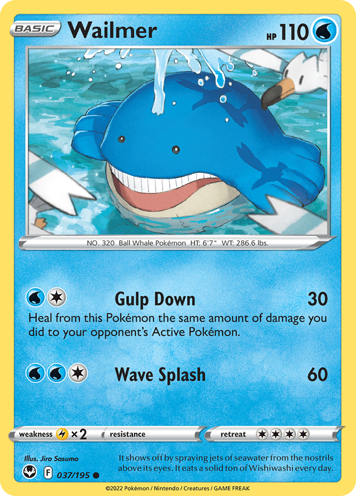 Wailmer Silver Tempest card