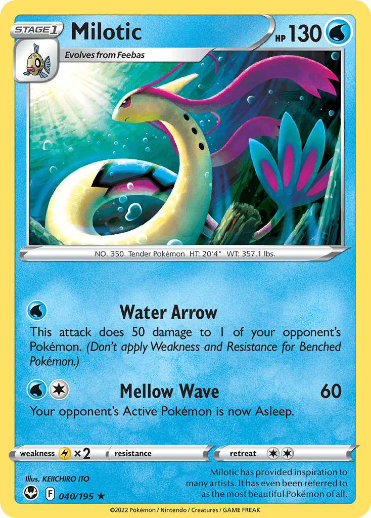 Milotic 寶可夢 card