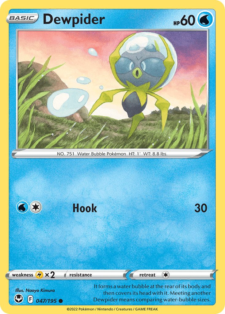 Dewpider Silver Tempest card