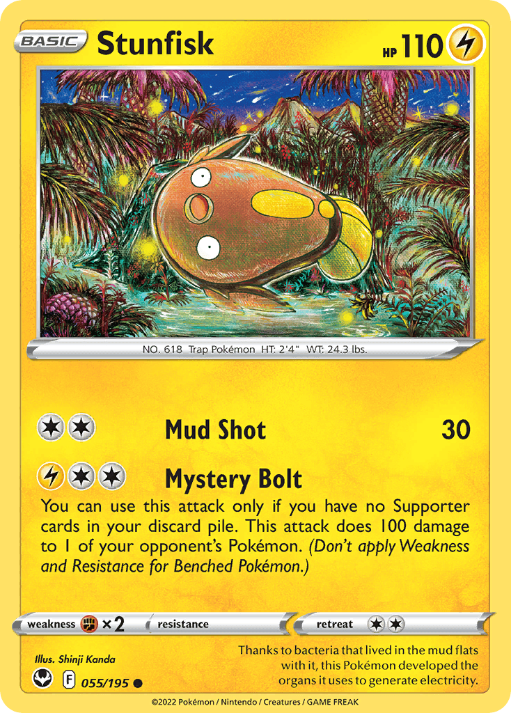 Stunfisk Silver Tempest card