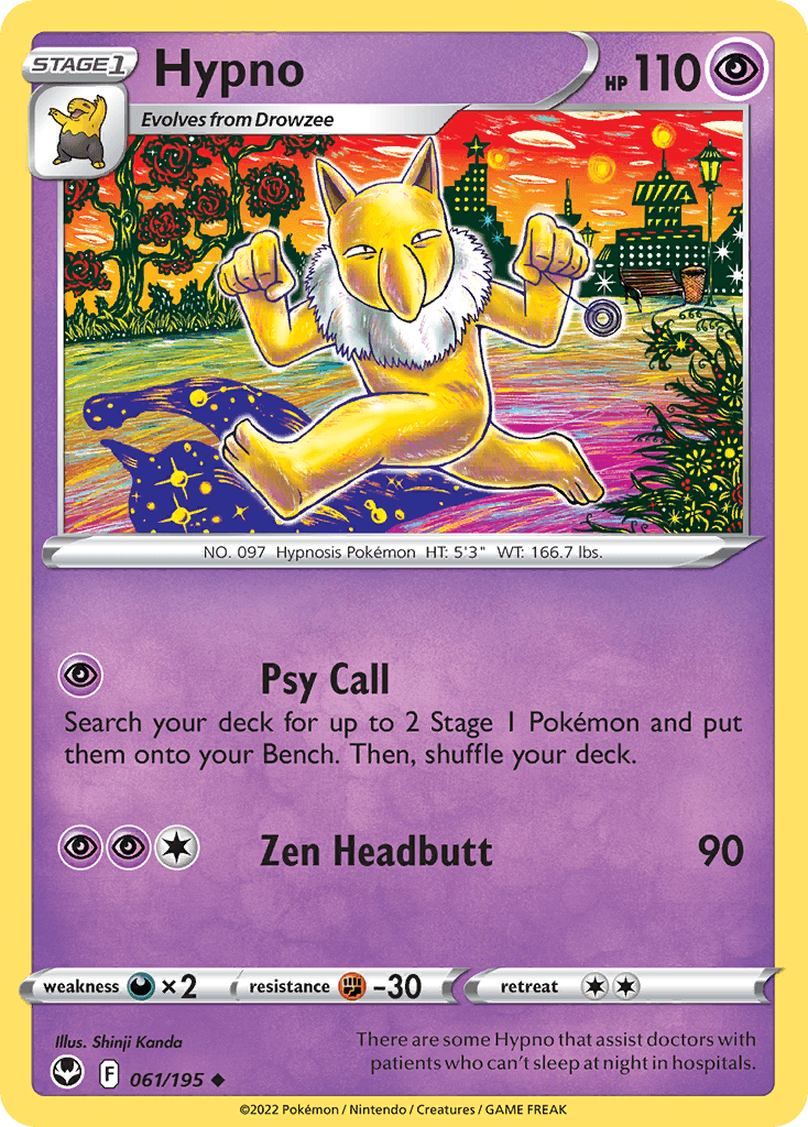 Hypno Silver Tempest card