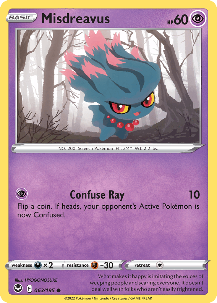 Misdreavus Silver Tempest card
