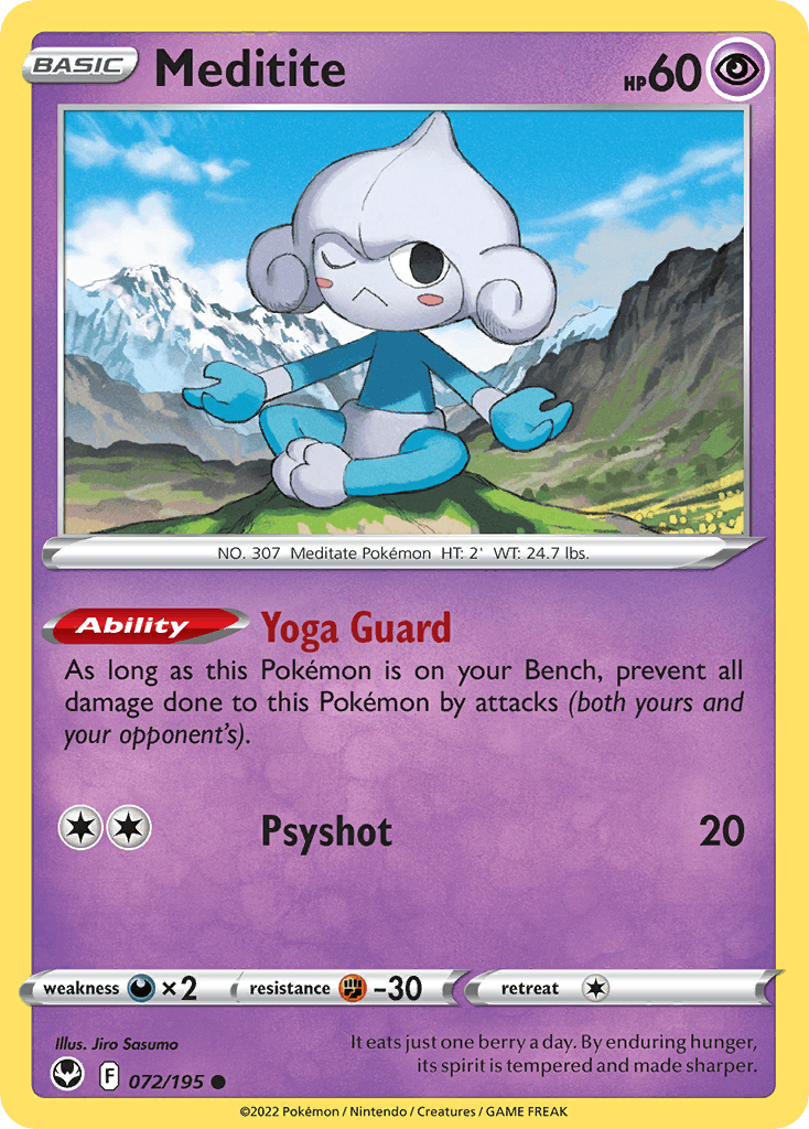 Meditite Silver Tempest card