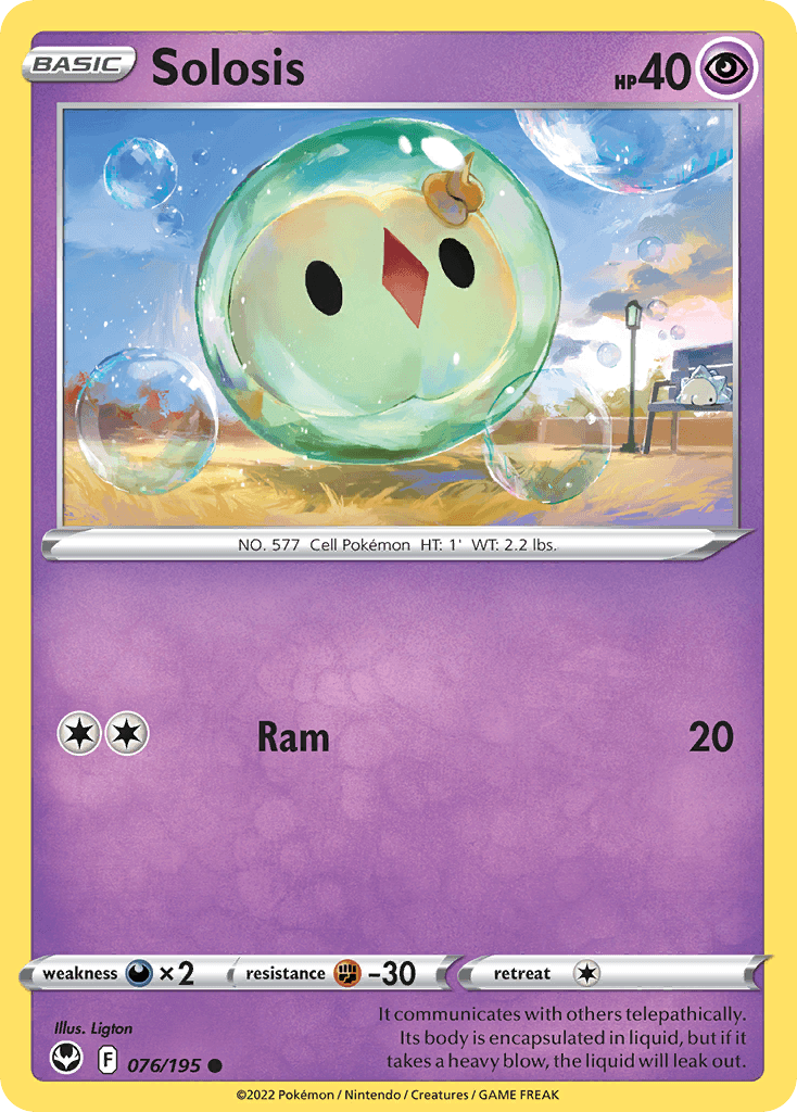 Solosis Silver Tempest card