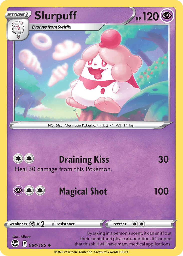Slurpuff Silver Tempest card