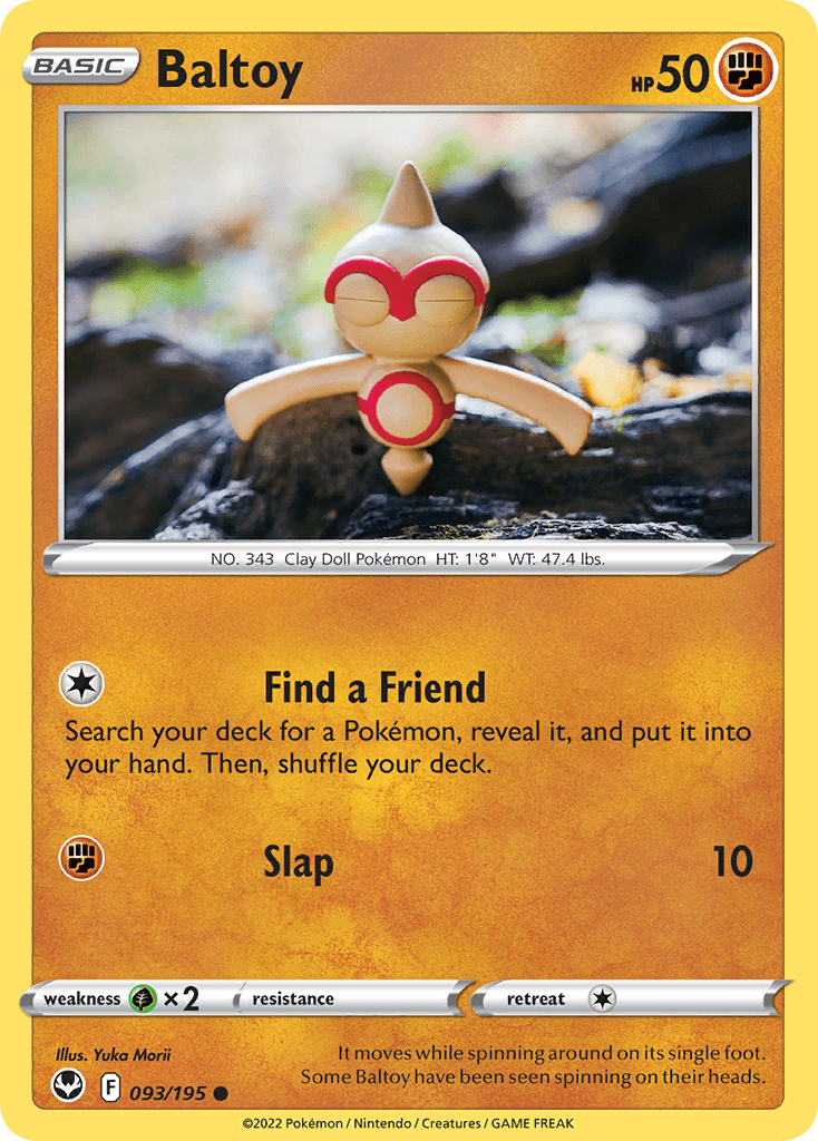 Baltoy Silver Tempest card