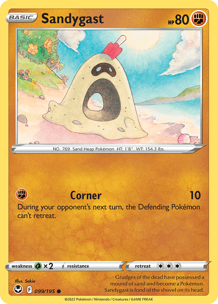 Sandygast Silver Tempest card