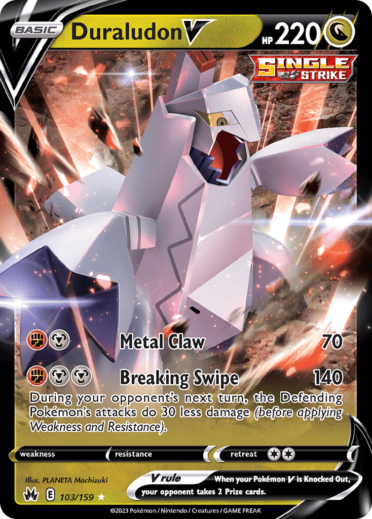 Duraludon V Crown Zenith card