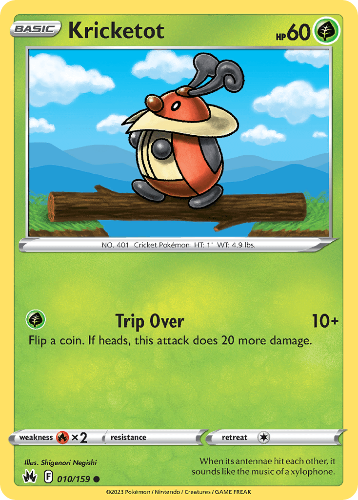 Kricketot Crown Zenith card
