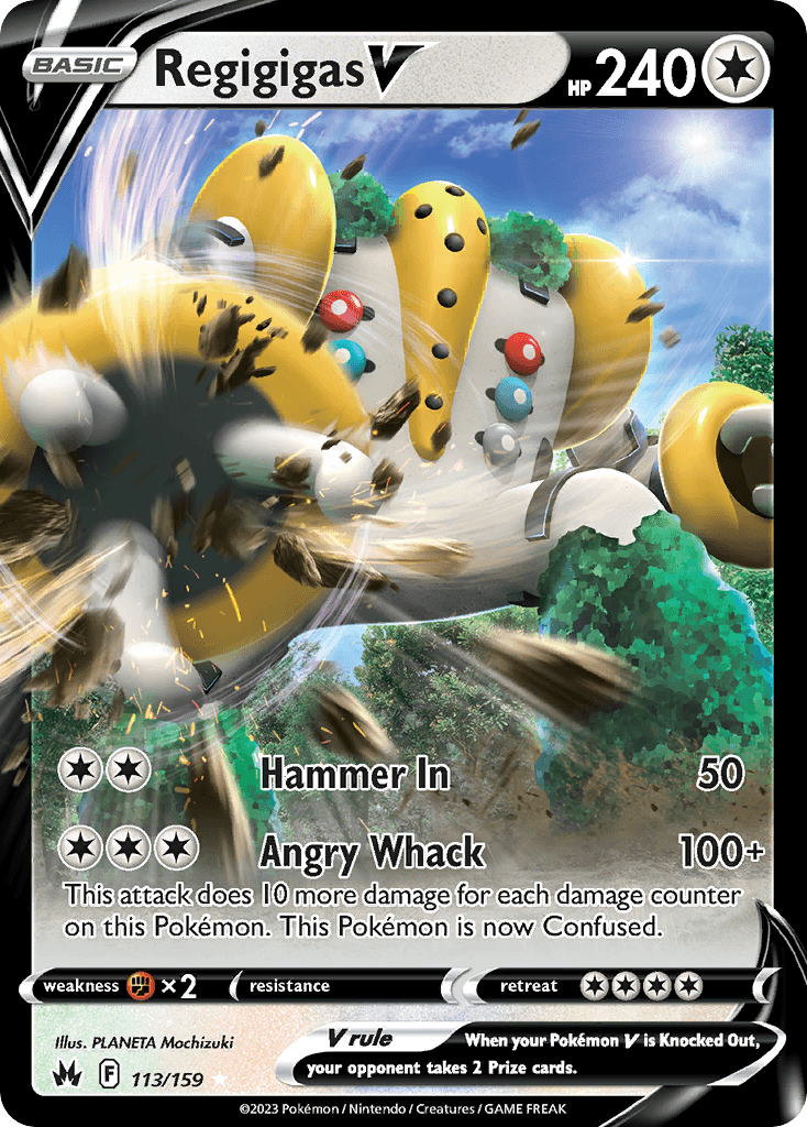 Regigigas V 寶可夢 card