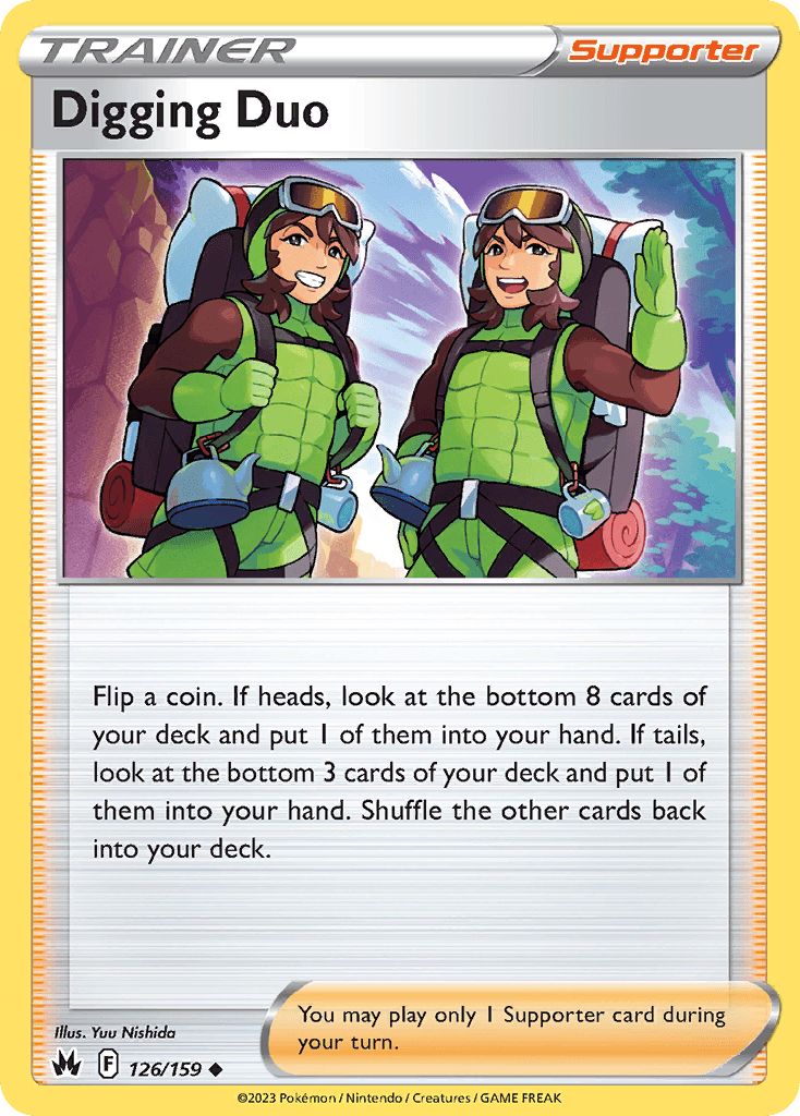 Digging Duo Crown Zenith card