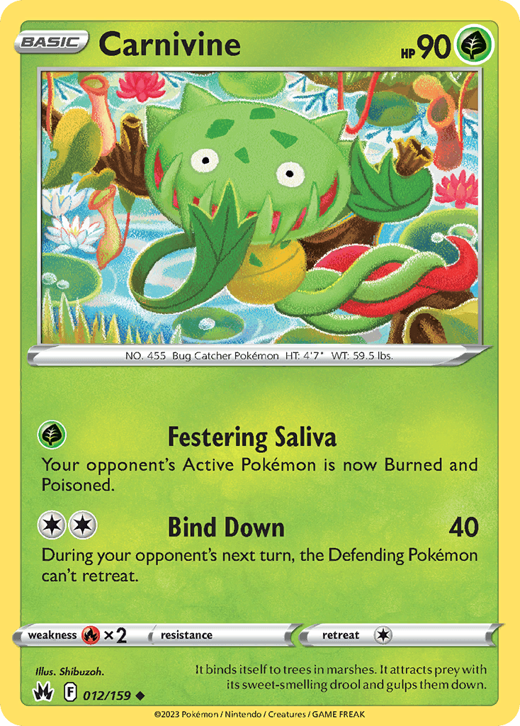 Carnivine Crown Zenith card