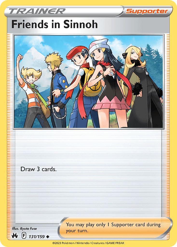 Friends in Sinnoh Crown Zenith card