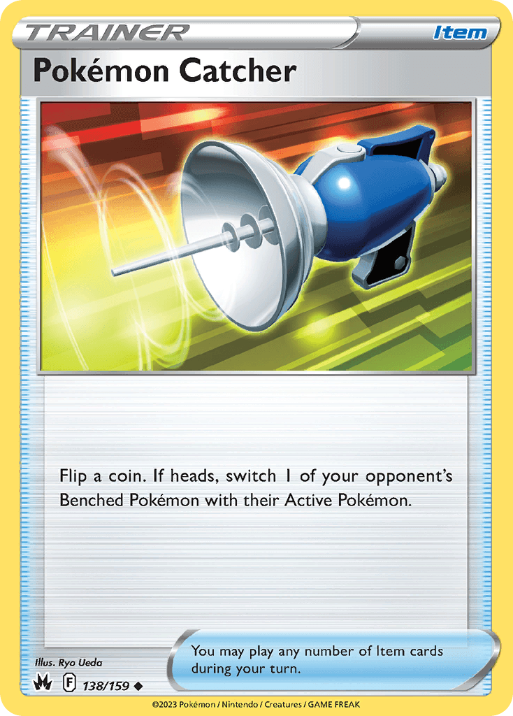 Pokémon Catcher Crown Zenith card