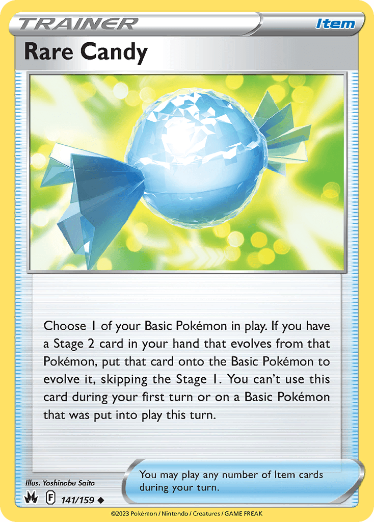 Rare Candy Crown Zenith card