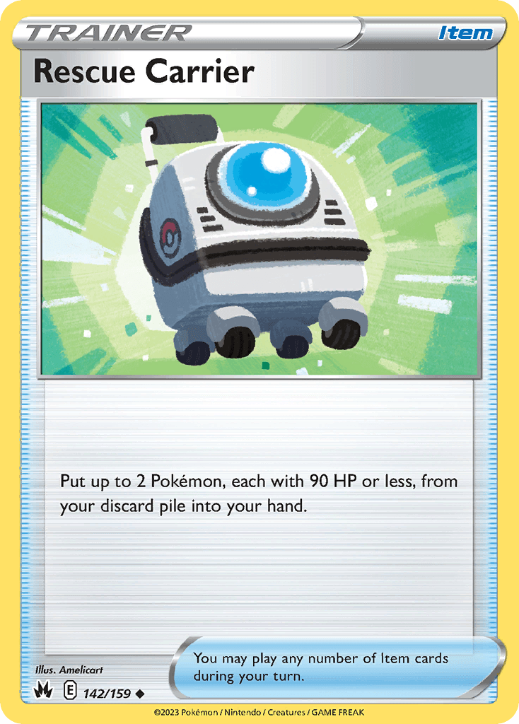 Rescue Carrier Crown Zenith card