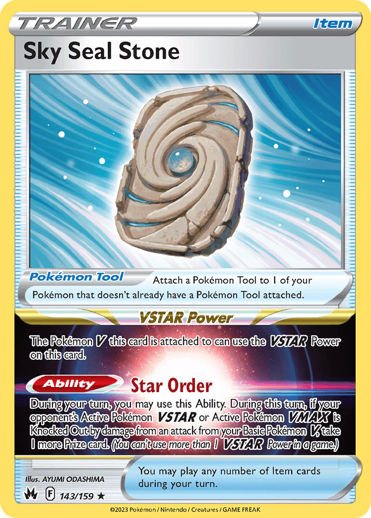 Sky Seal Stone Crown Zenith card
