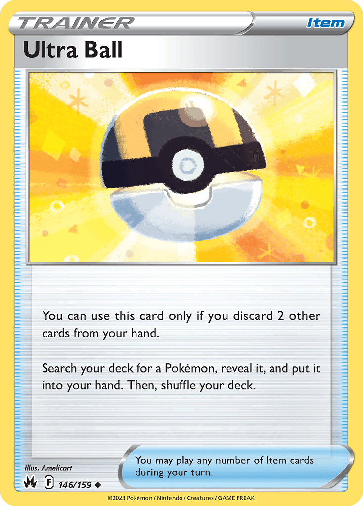Ultra Ball Crown Zenith card