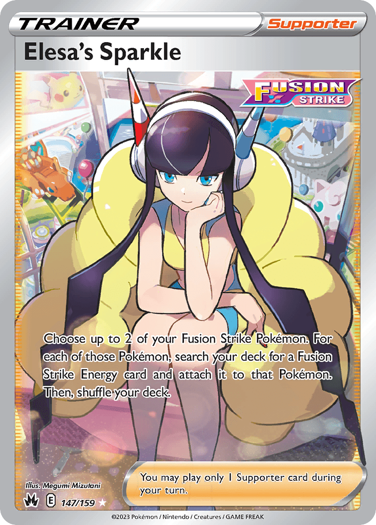 Elesa's Sparkle Crown Zenith card