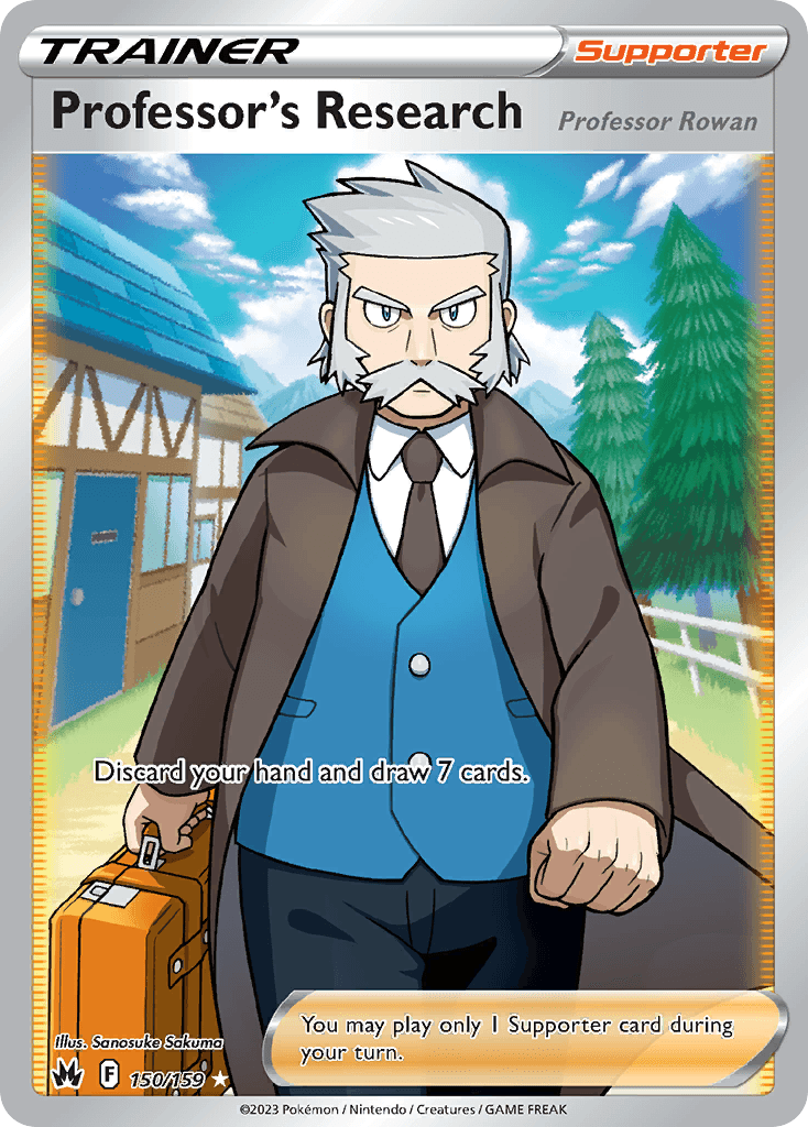 Professor's Research Crown Zenith card