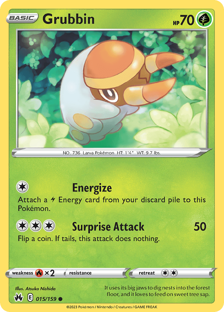 Grubbin Crown Zenith card