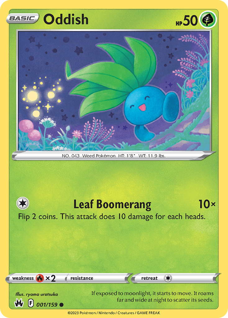 Oddish 宝可梦 card