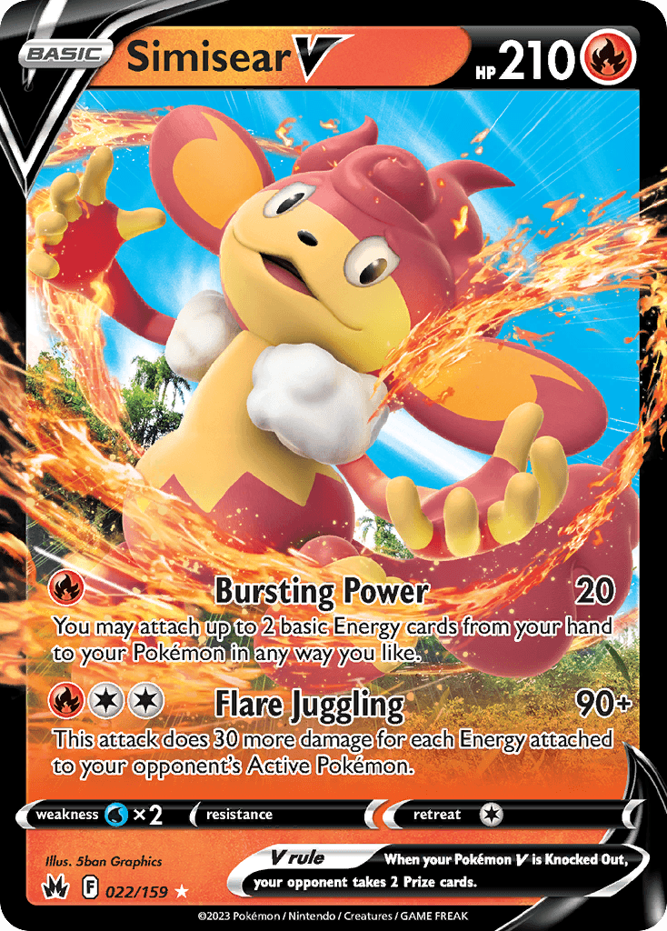 Simisear V Crown Zenith card