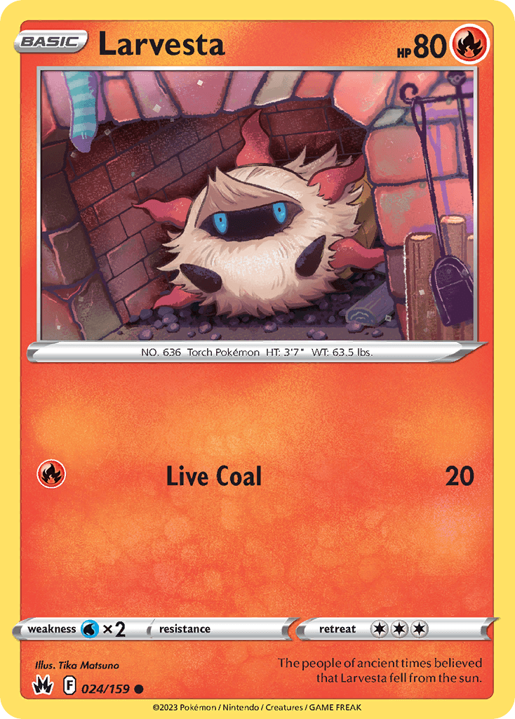 Larvesta Crown Zenith card
