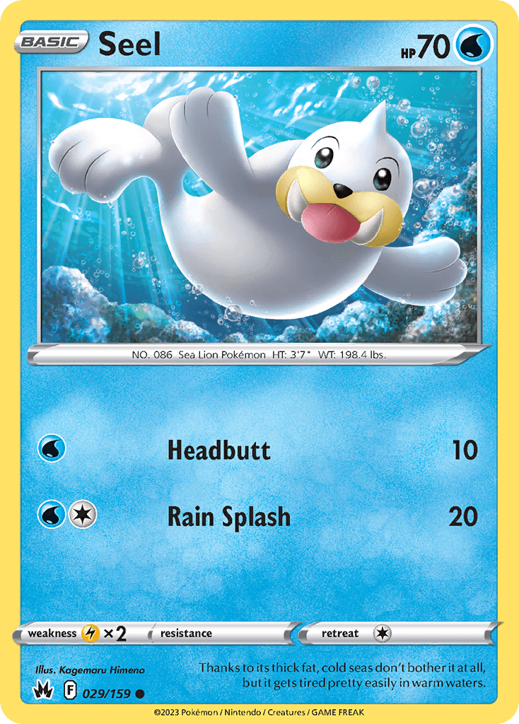 Seel 寶可夢 card