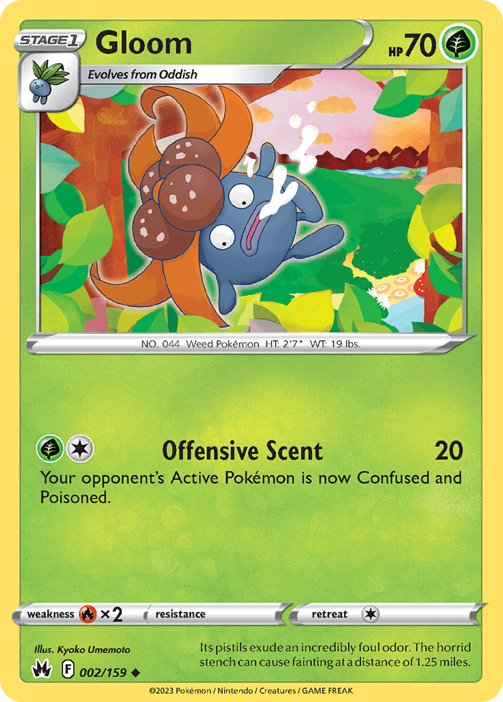 Gloom 宝可梦 card