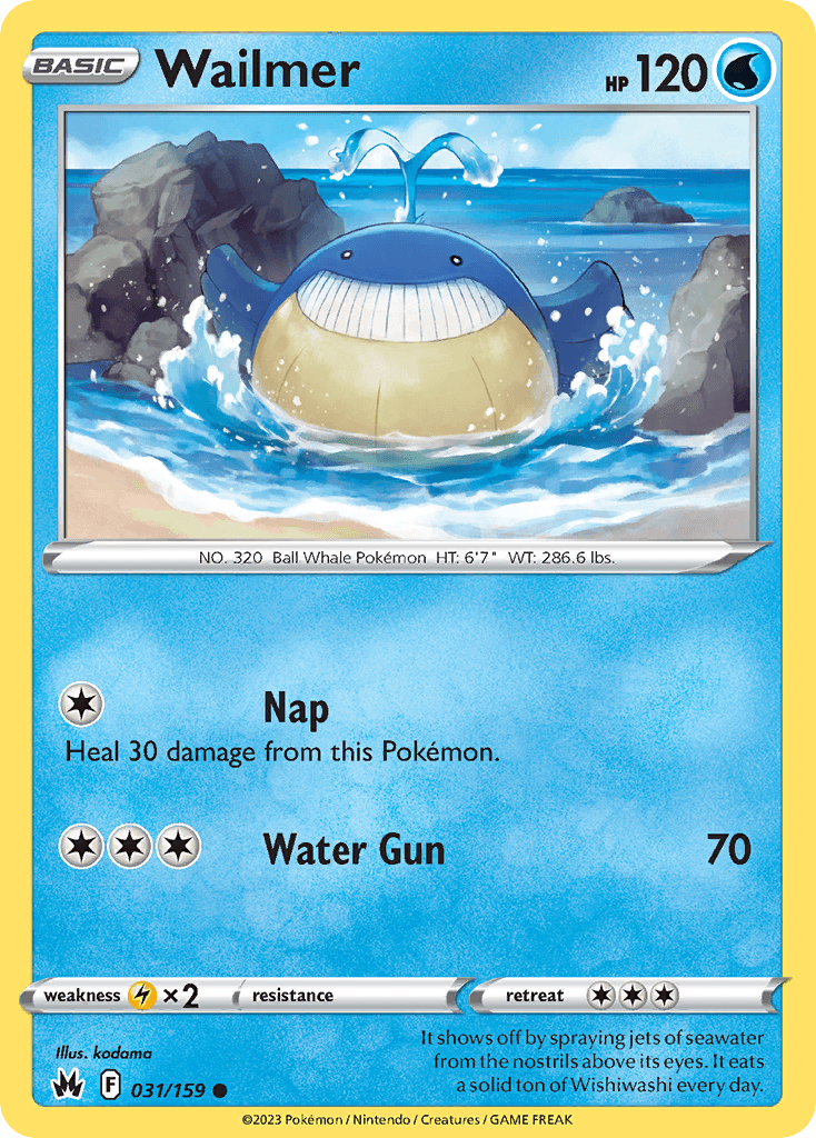 Wailmer Crown Zenith card