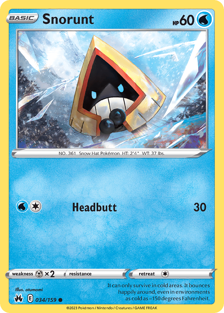 Snorunt Crown Zenith card
