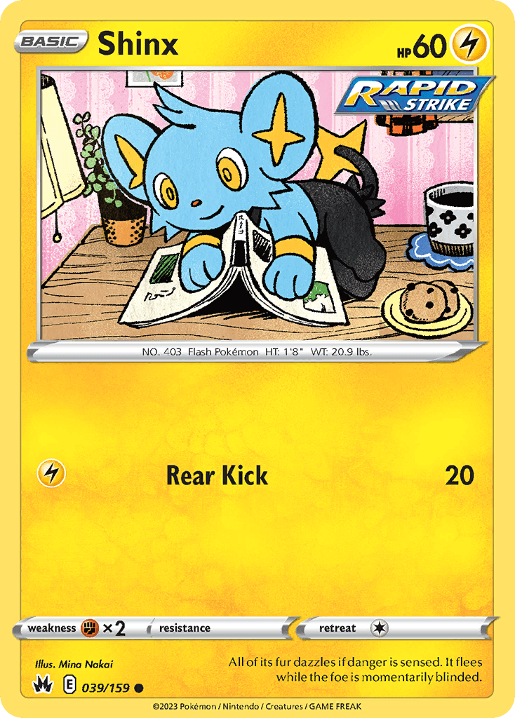 Shinx Crown Zenith card