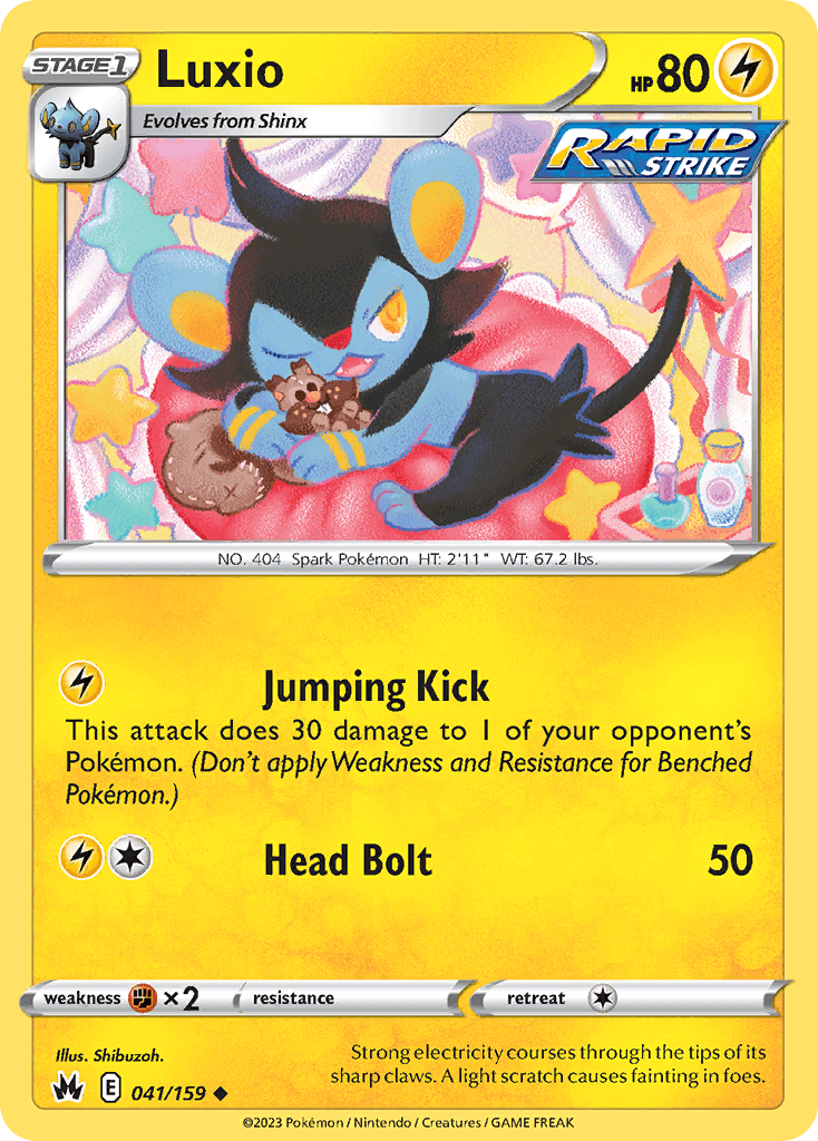 Luxio Crown Zenith card