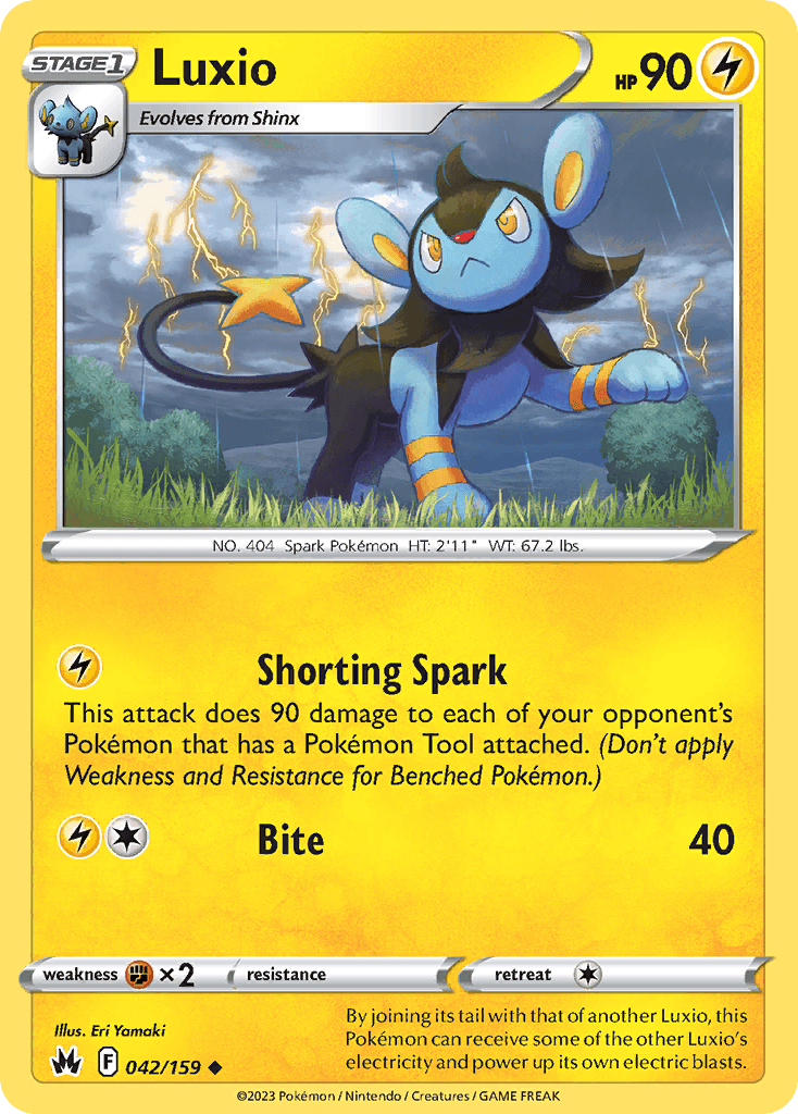 Luxio Crown Zenith card