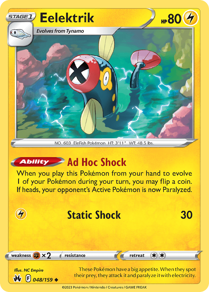 Eelektrik Crown Zenith card