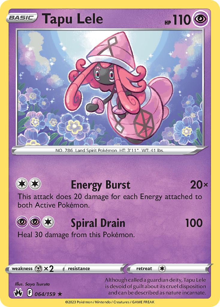 Tapu Lele Crown Zenith card