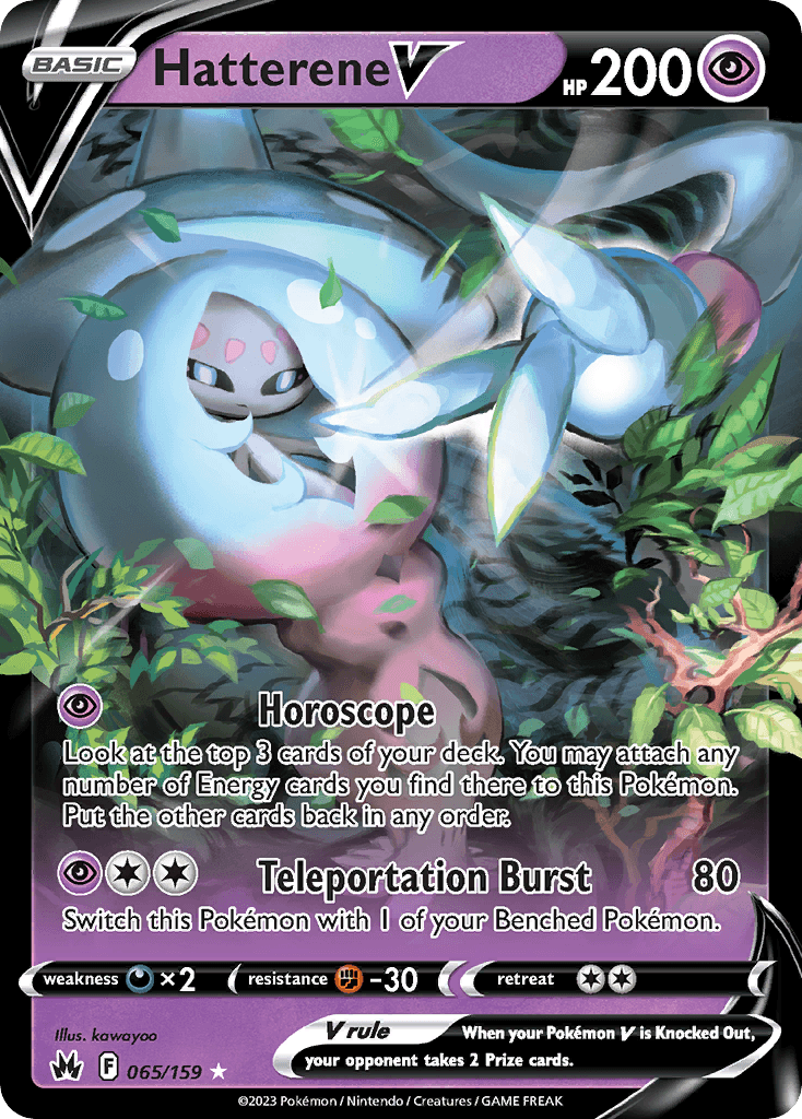 Hatterene V Crown Zenith card