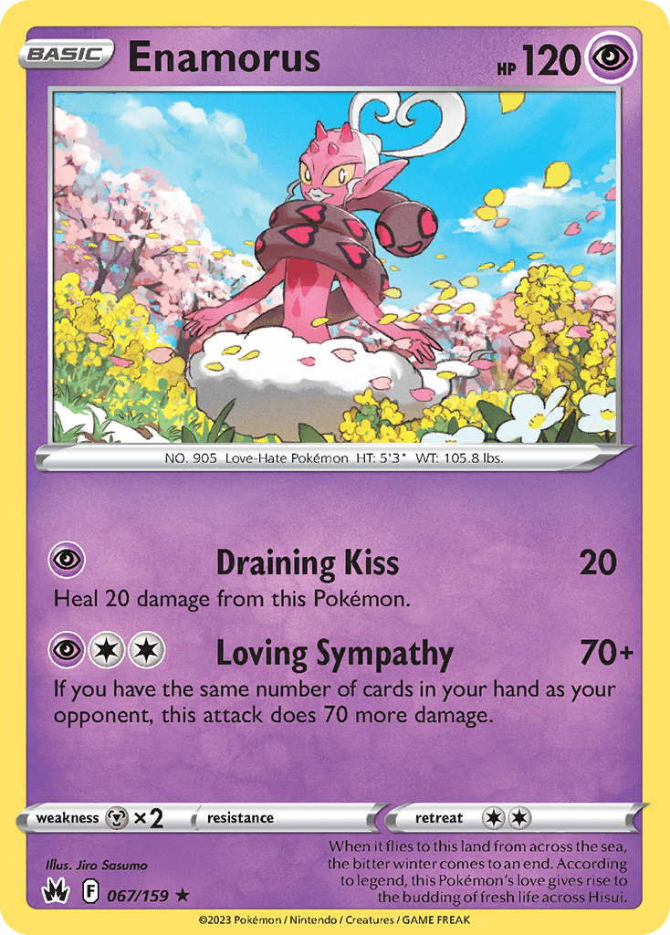 Enamorus Crown Zenith card