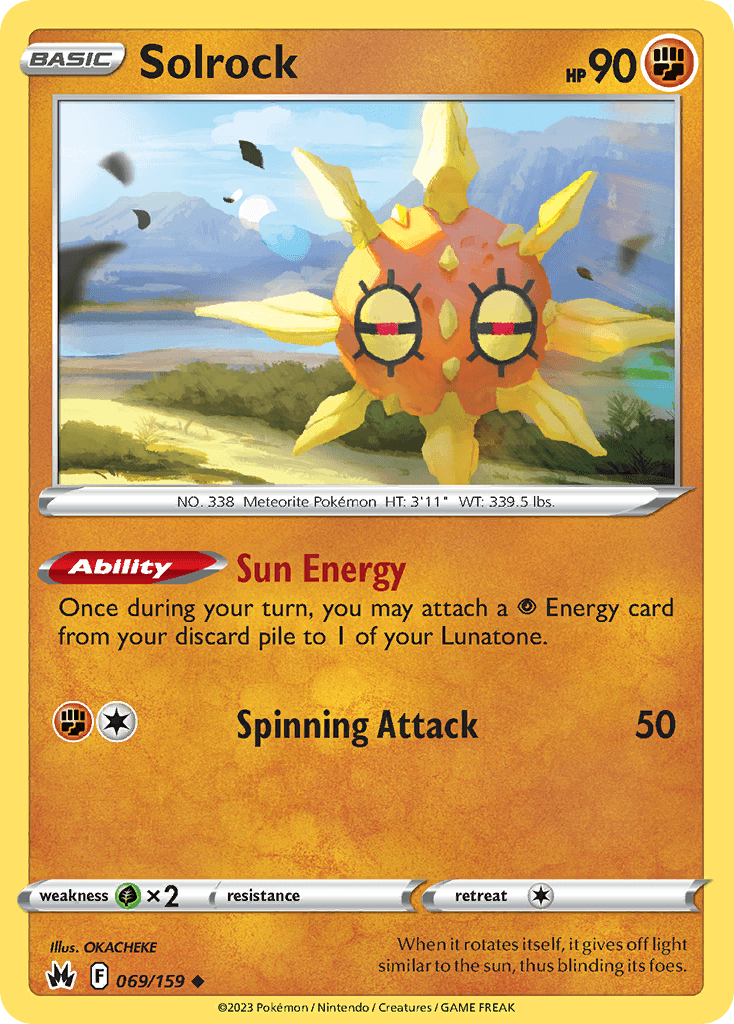 Solrock Crown Zenith card
