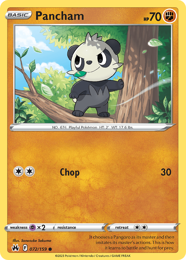 Pancham Crown Zenith card