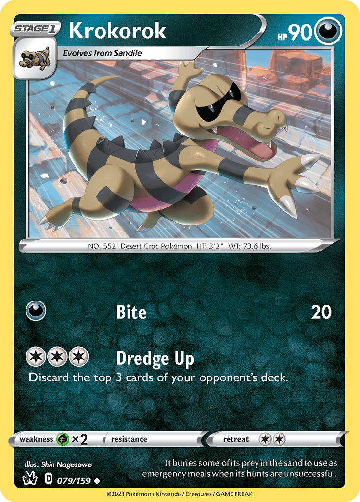 Krokorok Crown Zenith card