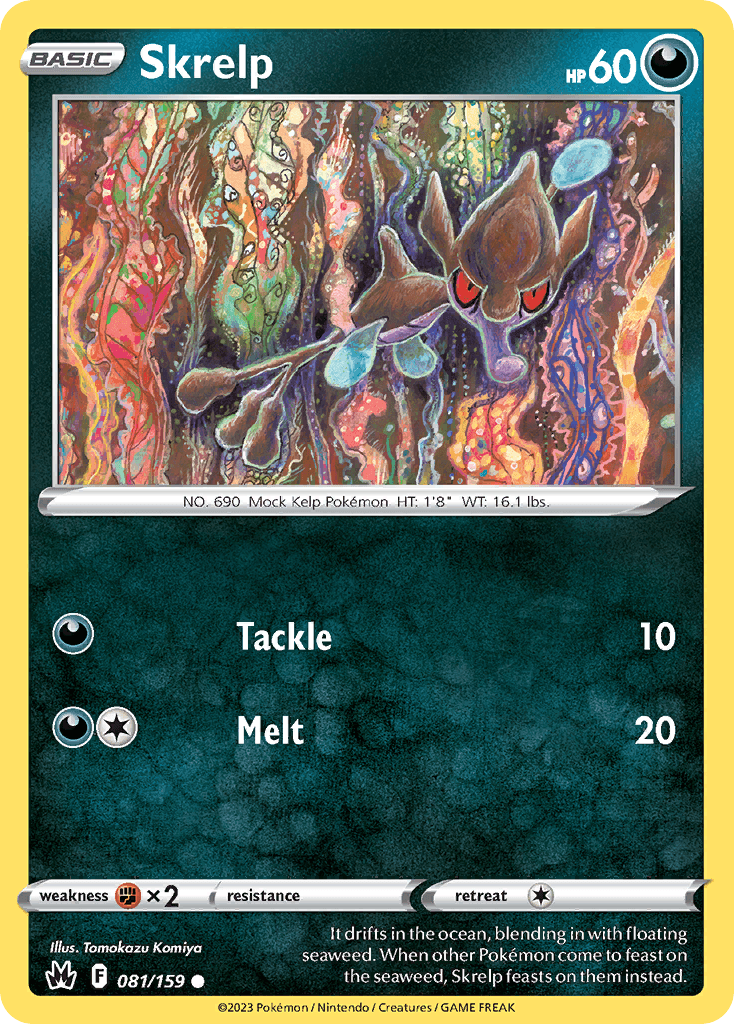 Skrelp 寶可夢 card