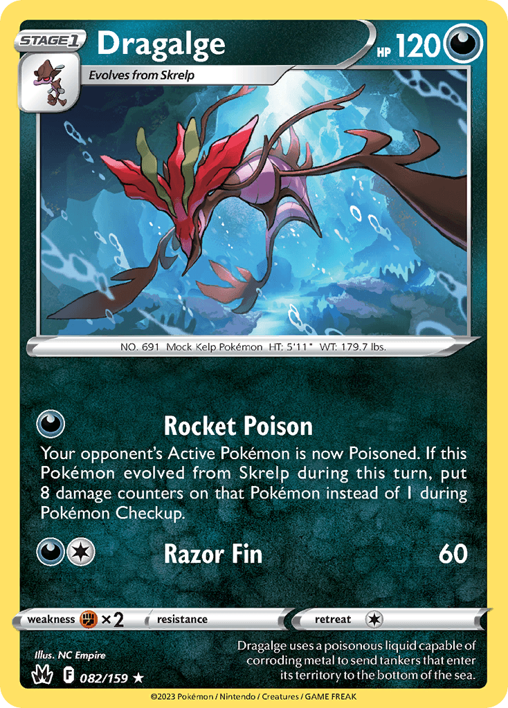 Dragalge 寶可夢 card