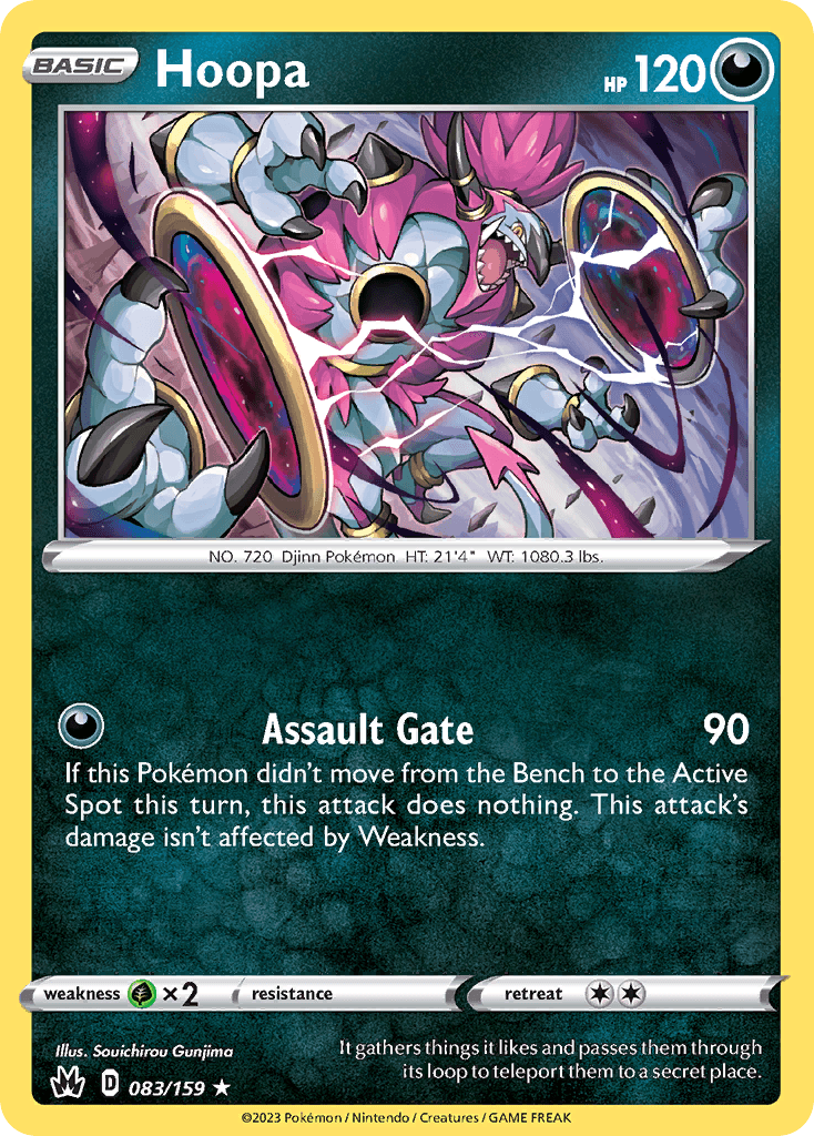 Hoopa Crown Zenith card